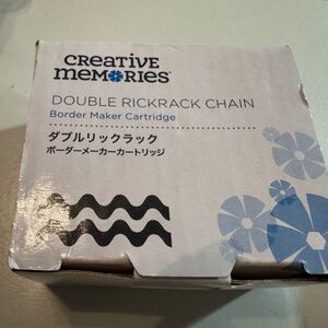 Creative Memories Double RickRack Chain Border Maker Cartridge BMC NIB